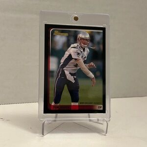Tom Brady Bowman Football Trading Card
